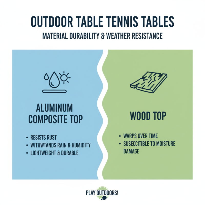 How to Choose the Best Fold Up Table Tennis Tables for Outdoor Use?