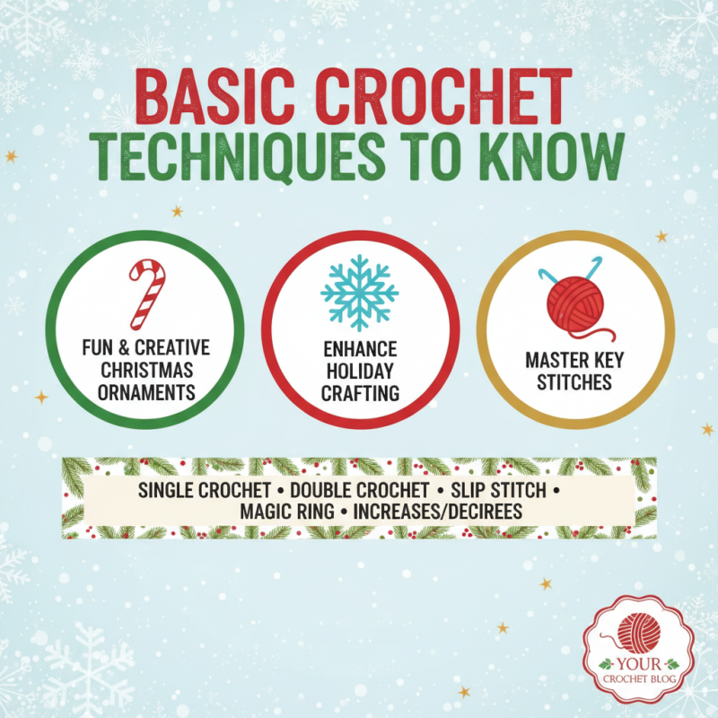 How to Make Crochet Christmas Ornaments Easily?