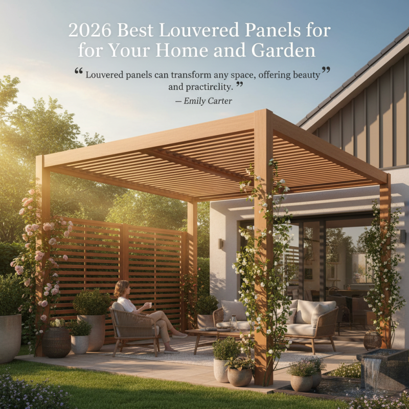 2026 Best Louvered Panels for Your Home and Garden?