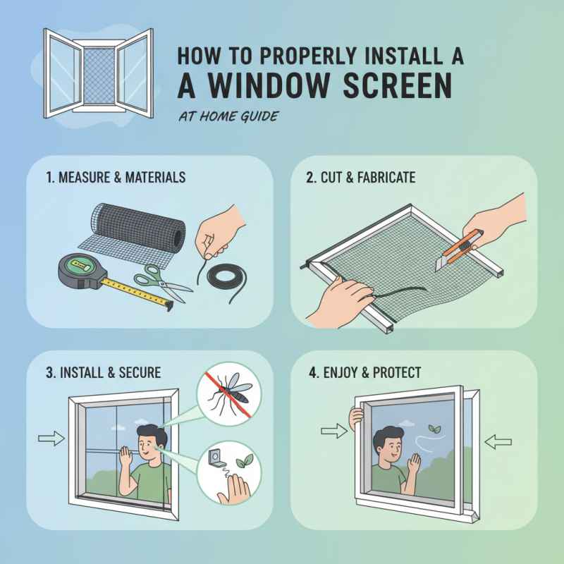 How to Properly Install a Window Screen at Home Guide?