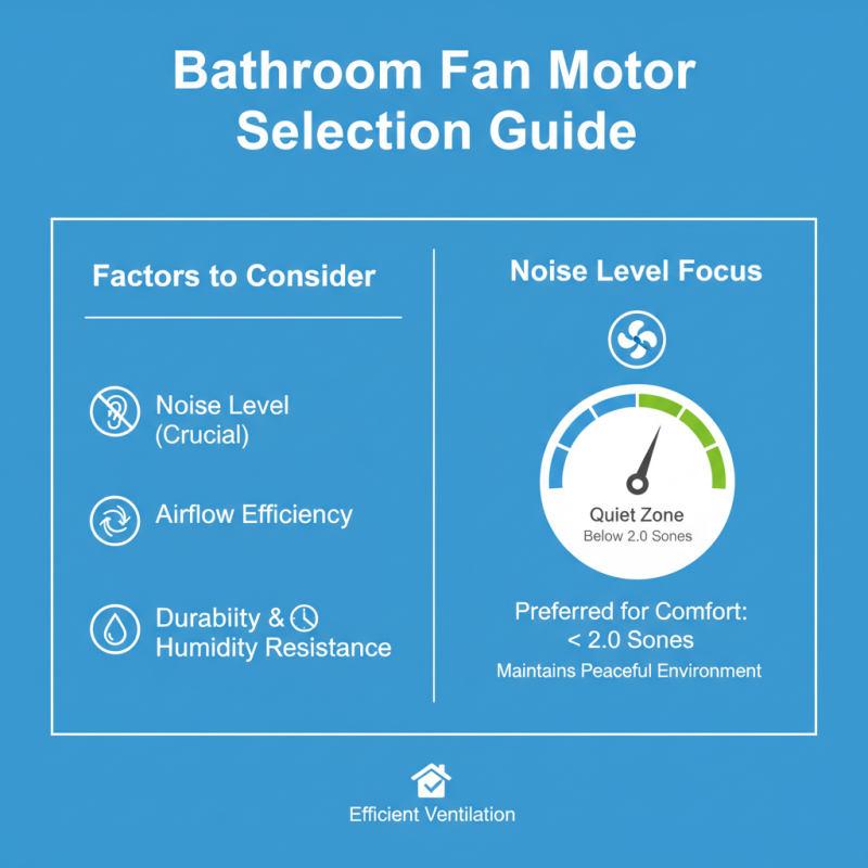 Best Bathroom Fan Motor Options for Your Needs?
