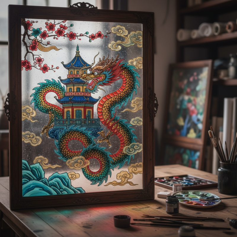 China Best Painted Glass Designs and Techniques Explained?
