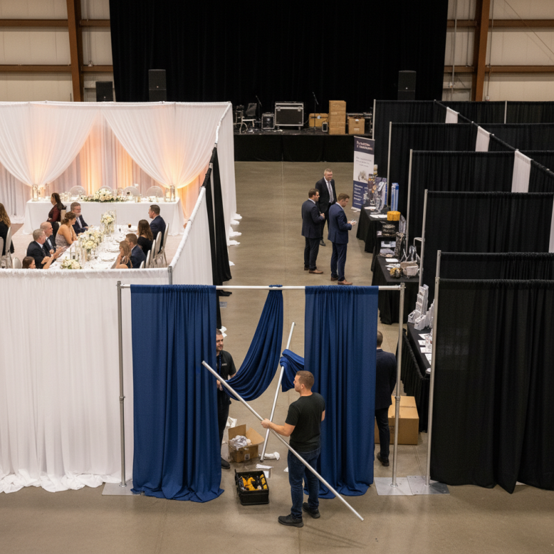 What is a Pipe and Drape System and How Does It Work?