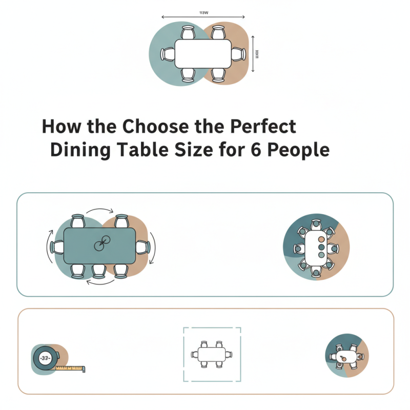 How to Choose the Perfect Dining Table Size for 6 People?