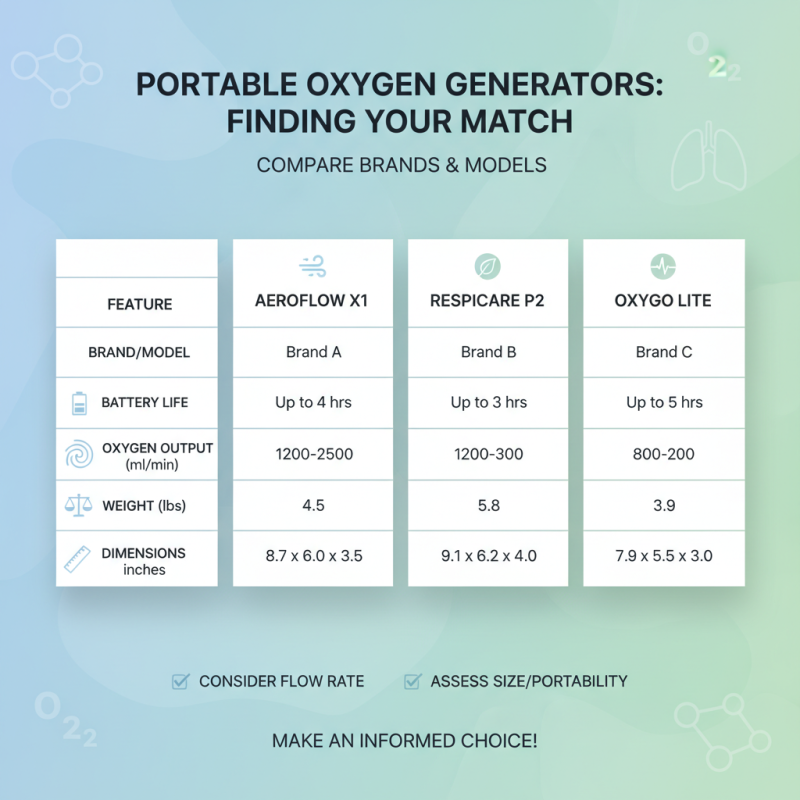 2026 How to Choose the Best Portable Oxygen Generator?