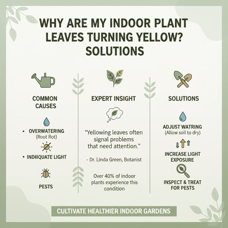 Why Are My Indoor Plant Leaves Turning Yellow Solutions?