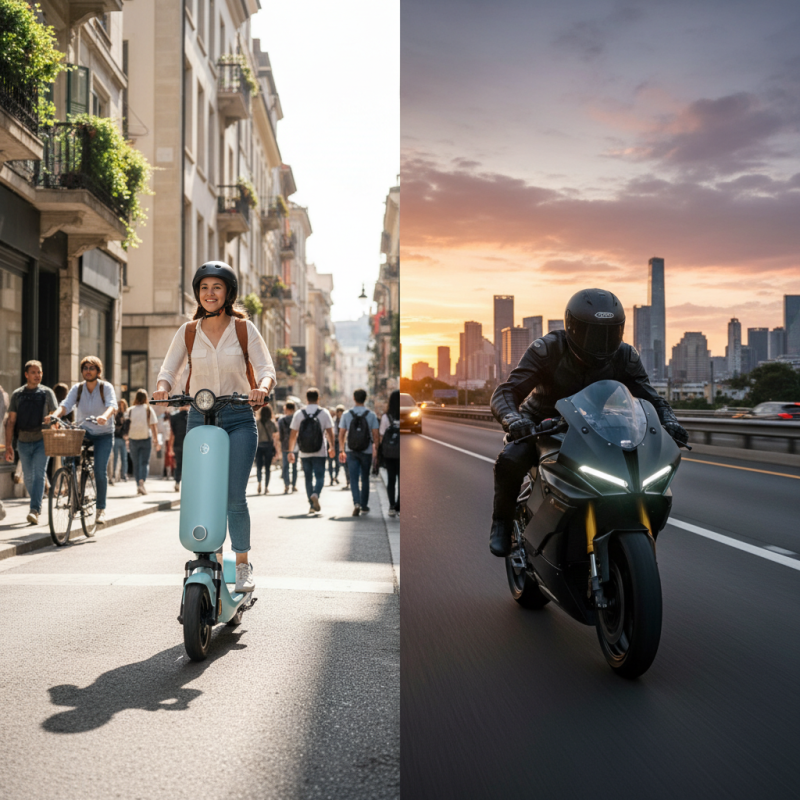 Electric Scooters vs Motorcycles Which is Right for You?