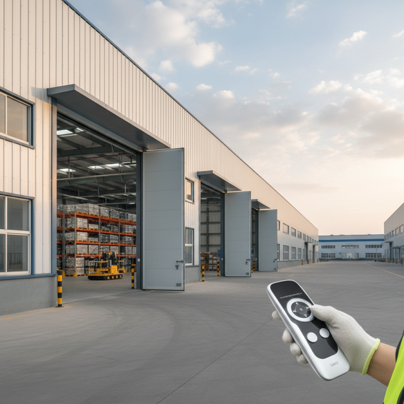 China Top Remote Control Industrial Doors Benefits and Features?