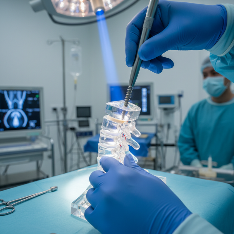 What is the Purpose of Spinal Pedicle Screws in Surgery?