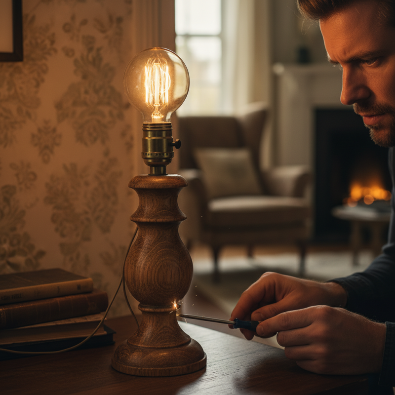 Top Reasons Your Wooden Lamp Base Keeps Flickering?