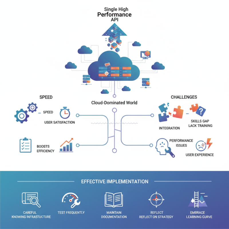 How to Use a Single High Performance API Effectively?