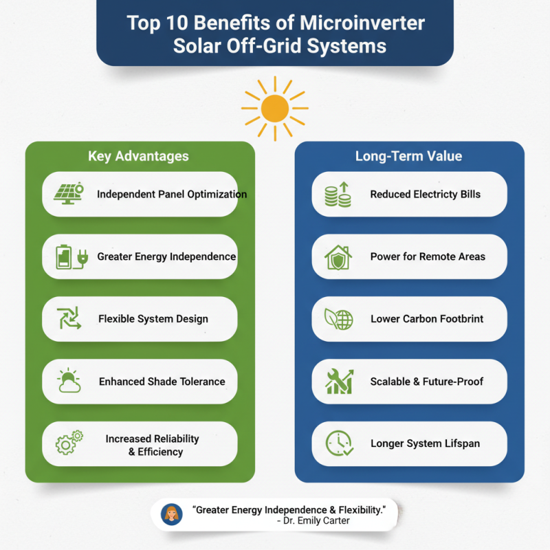 Top 10 Benefits of Microinverter Solar Off Grid Systems?