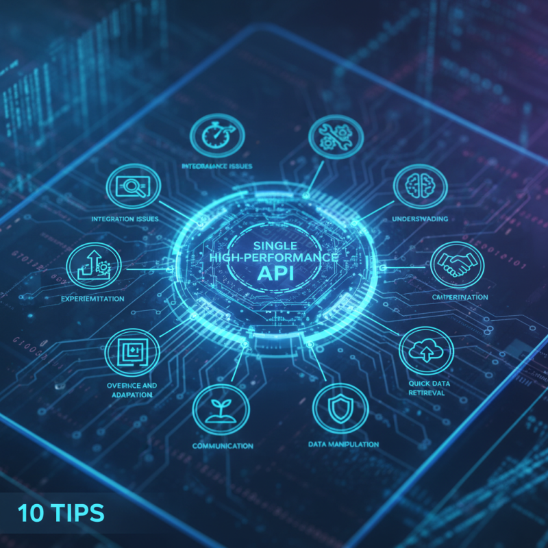 10 Tips for Using Single High Performance API Effectively?