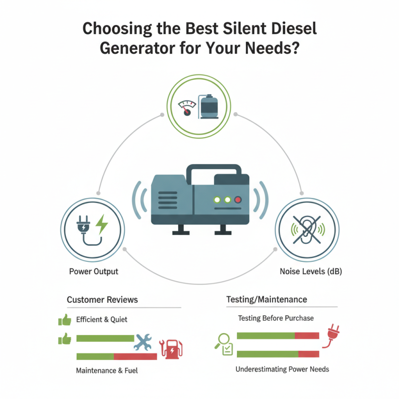 How to Choose the Best Silent Diesel Generator for Your Needs?