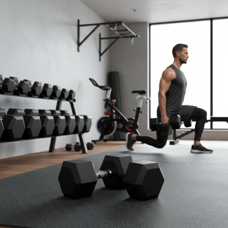 Why Choose Rubber Hex Dumbbells for Your Home Gym?