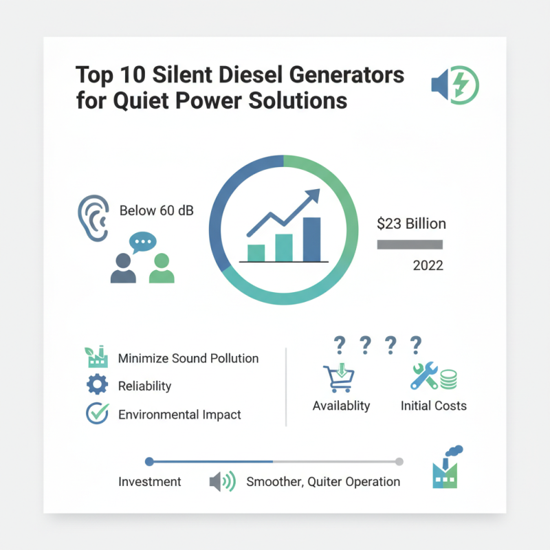 Top 10 Silent Diesel Generators for Quiet Power Solutions?