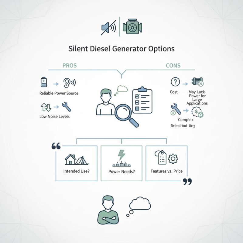 Best Silent Diesel Generator Options for Your Needs?