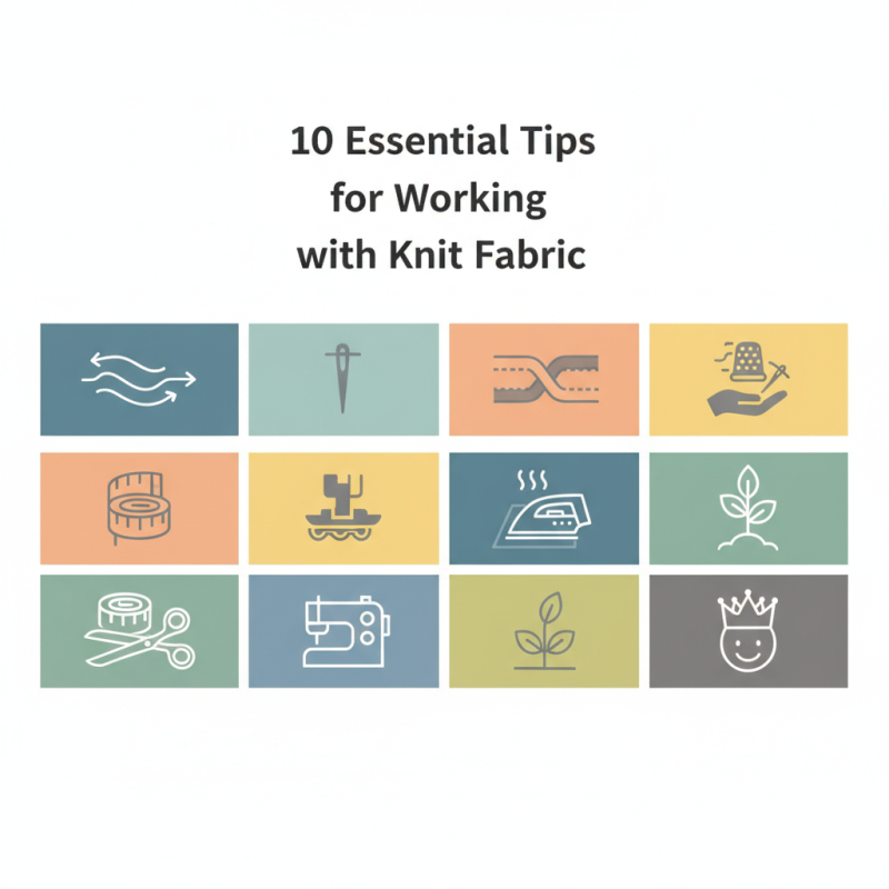 10 Essential Tips for Working with Knit Fabric on Your Next Project?