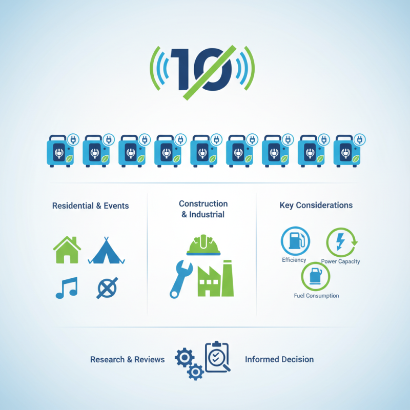 Top 10 Silent Diesel Generators for Your Power Needs?