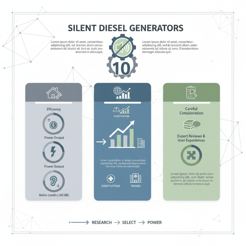 Top 10 Silent Diesel Generators for Quiet Power Solutions?