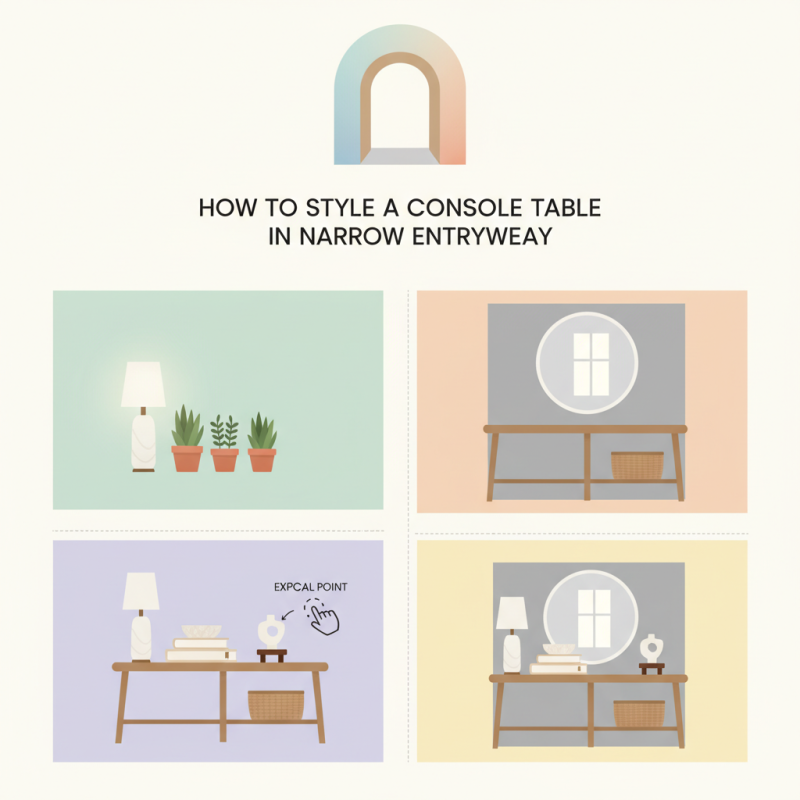 How to Style a Console Table in a Narrow Entryway Tips?