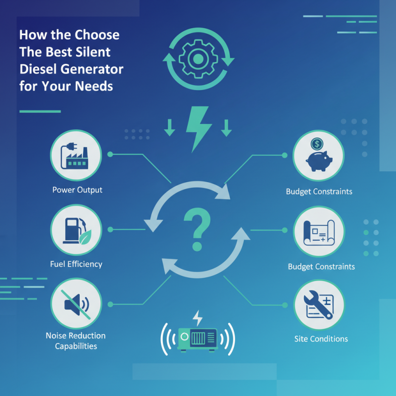 How to Choose the Best Silent Diesel Generator for Your Needs?