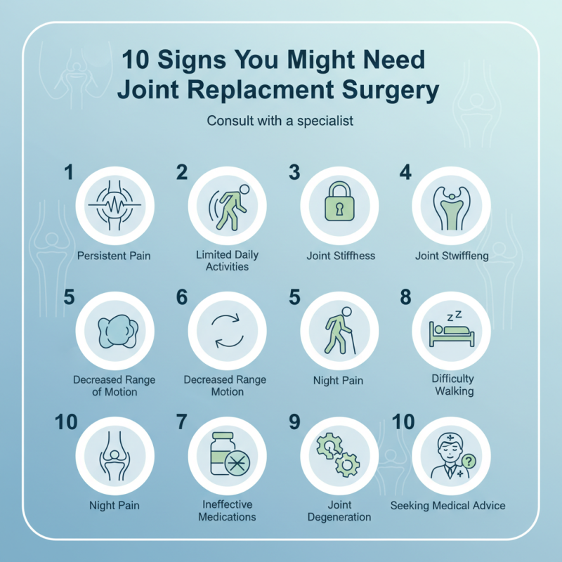 10 Signs You Might Need Joint Replacement Surgery?