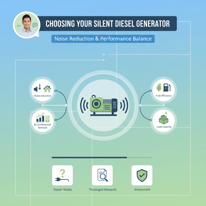 How to Choose the Best Silent Diesel Generator for Your Needs?
