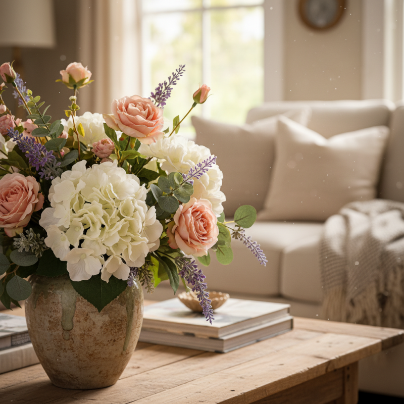 What are the Benefits of Using Artificial Silk Flowers in Home Decor?
