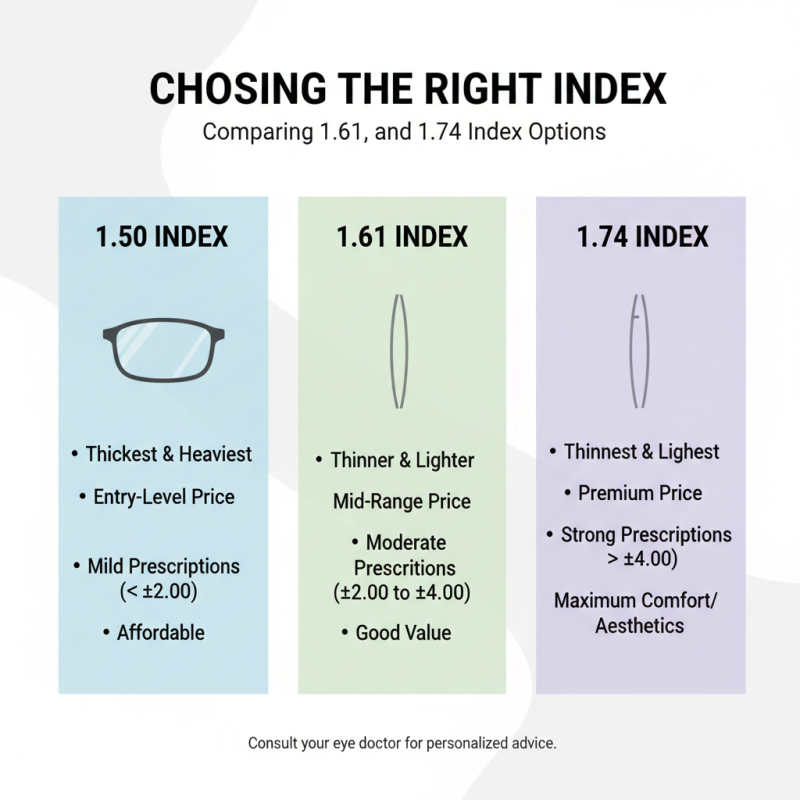 How to Choose High Index Lenses for Your Glasses?