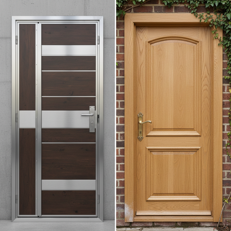 Steel Wood vs Solid Wood Doors Which is the Better Choice?