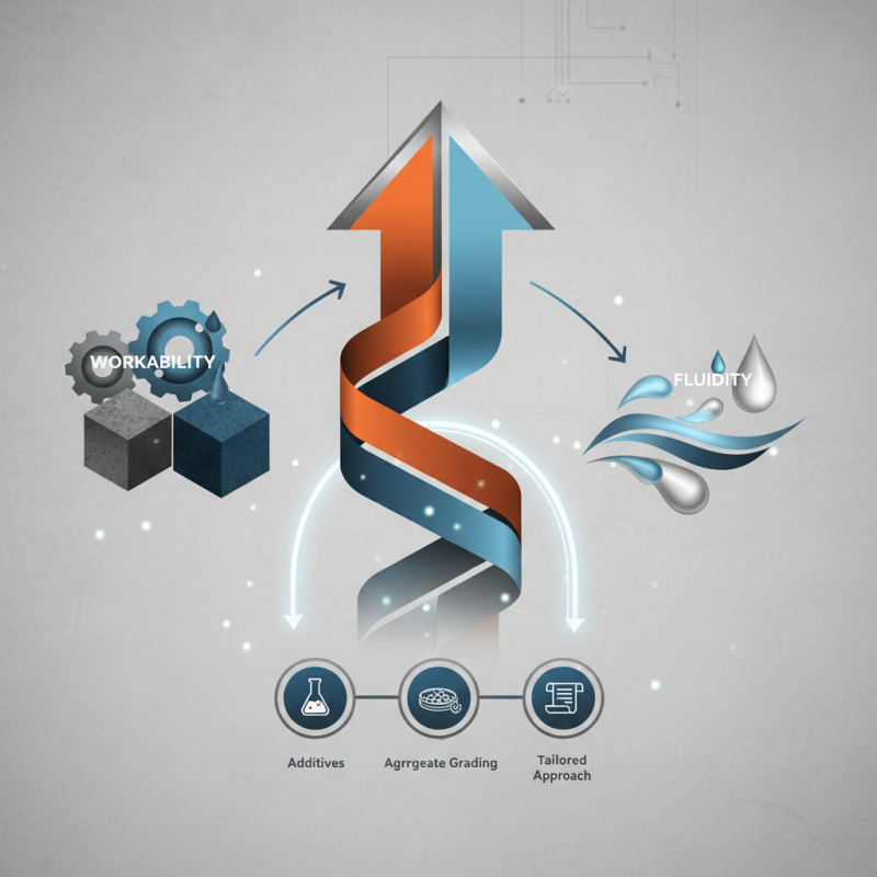 How to Improve Workability and Fluidity of Concrete Mixtures?