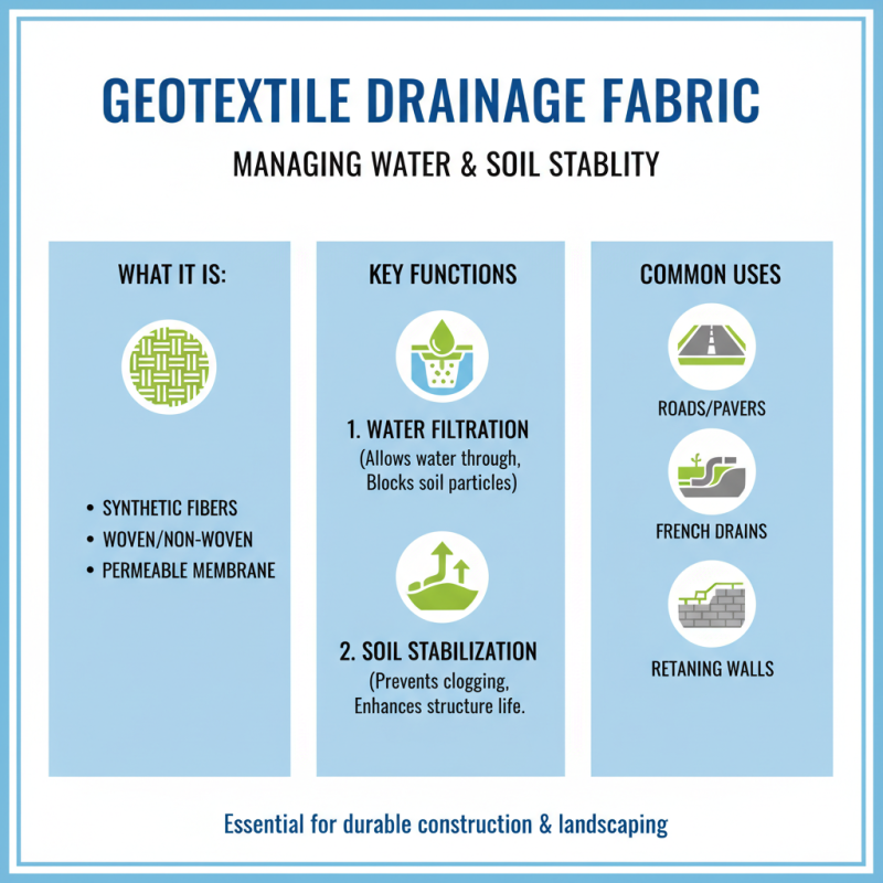 What is Geotextile Drainage Fabric and How Does It Work?