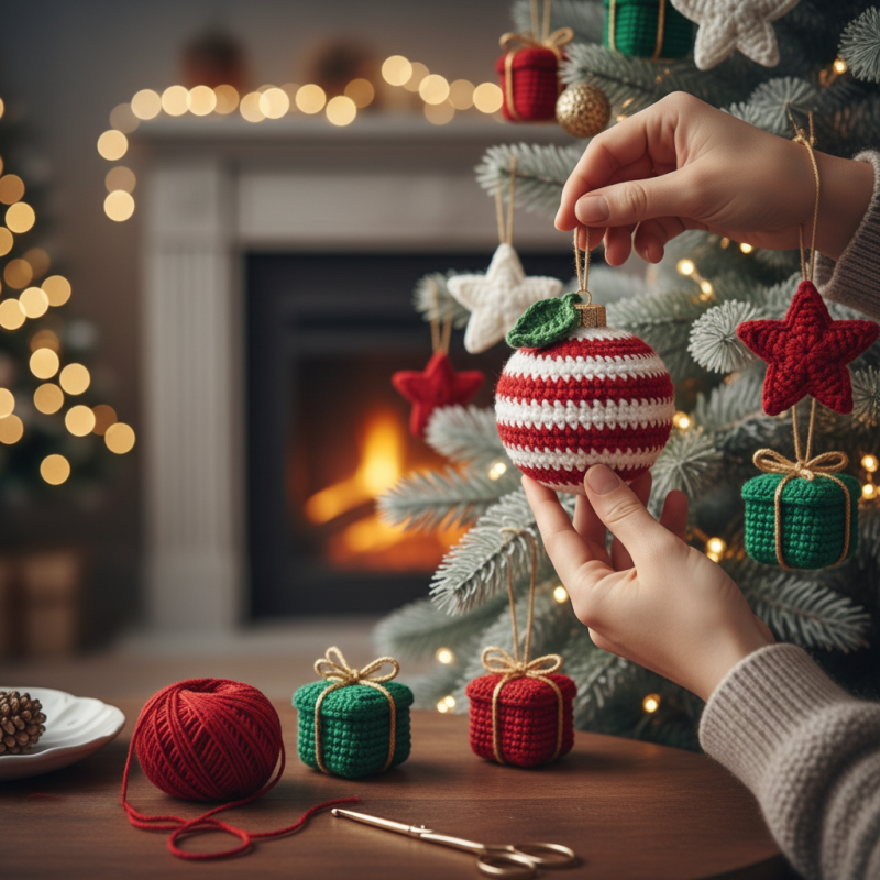 How to Make Crochet Christmas Ornaments Easily?