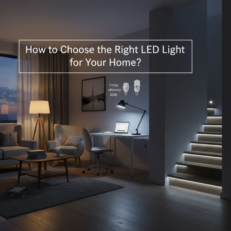 How to Choose the Right LED Light for Your Home?