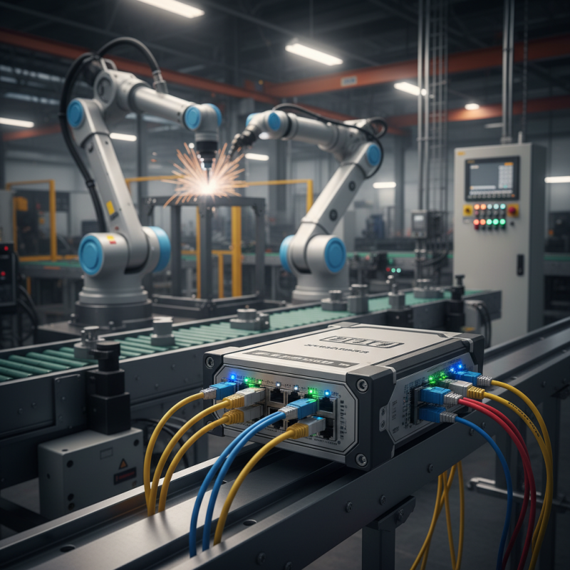 What is an industrial network switch and how does it work?