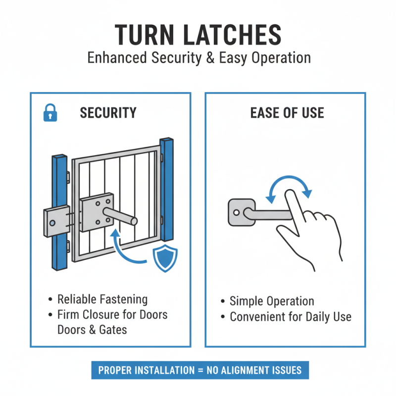 How to Use a Turn Latch for Secure and Easy Access?