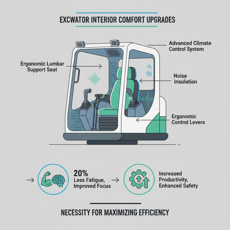 What are the Best Excavator Interior Accessories for Comfort?