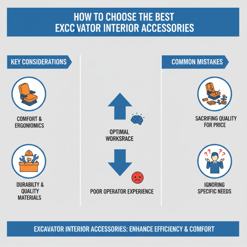 How to Choose the Best Excavator Interior Accessories?