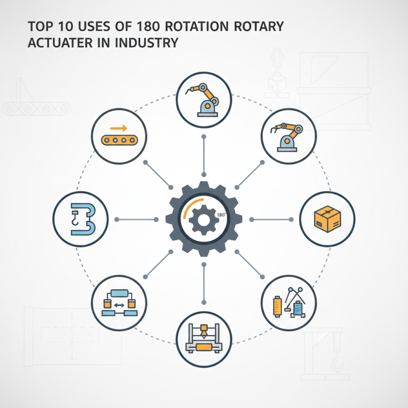 Top 10 Uses of 180 Rotation Rotary Actuator in Industry?