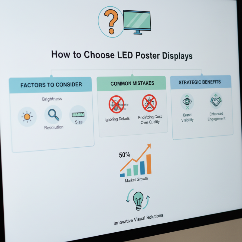How to Choose the Best LED Poster Display for Your Needs?