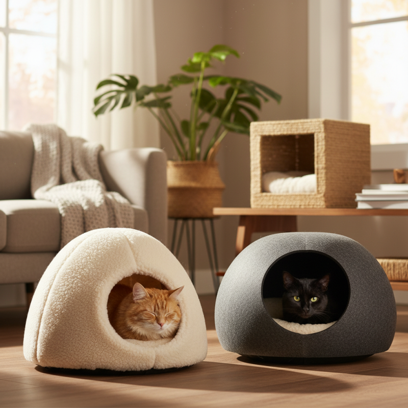 Закрытые лежаки для кошек как выбрать лучший вариант?