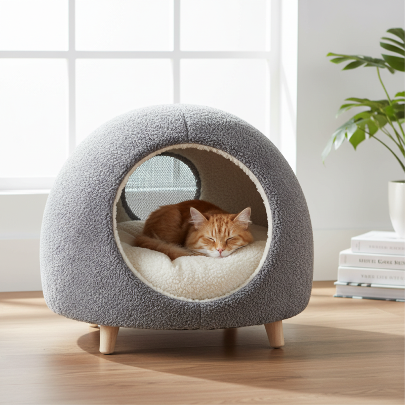 Закрытые лежаки для кошек как выбрать лучший вариант?