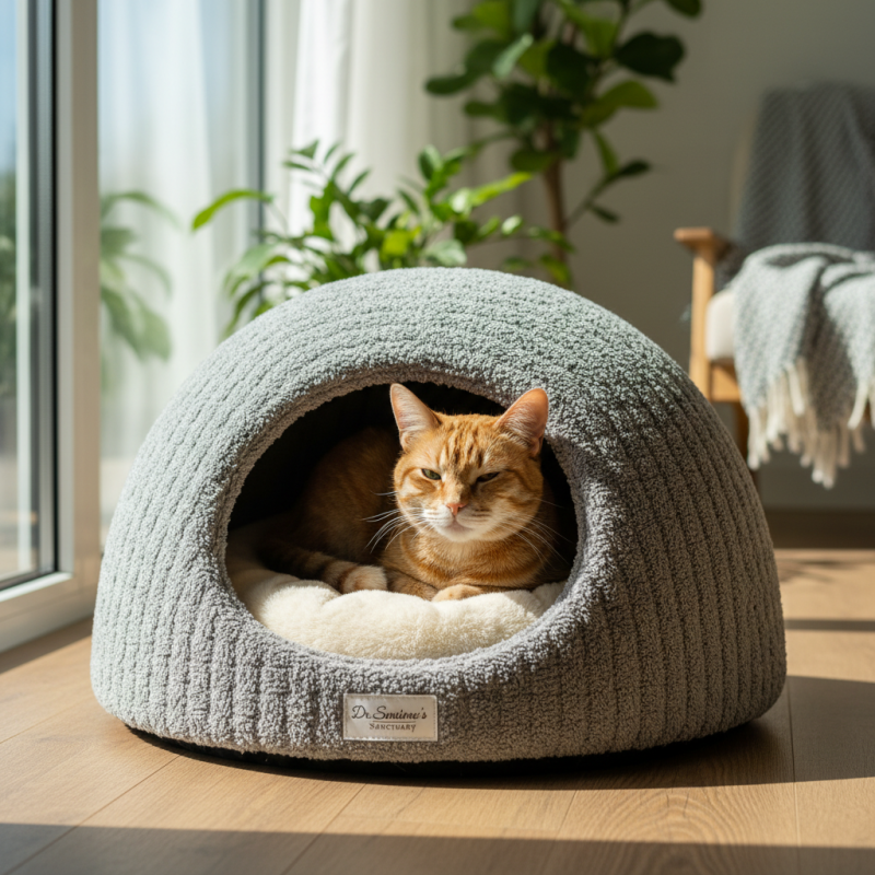 Почему кошкам нужны закрытые лежаки?