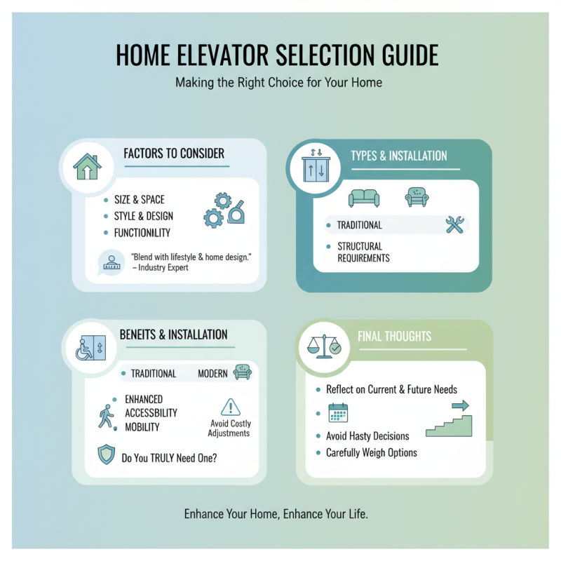 How to Choose the Best Home Elevator for Your Needs?