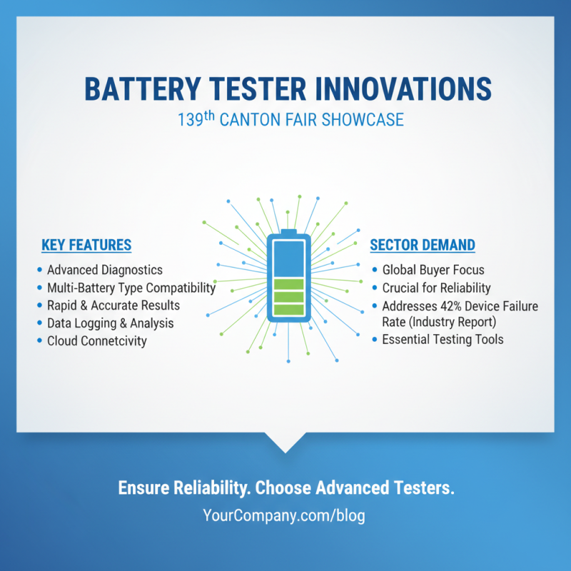 Best Battery Testers at 139th Canton Fair for Global Buyers?