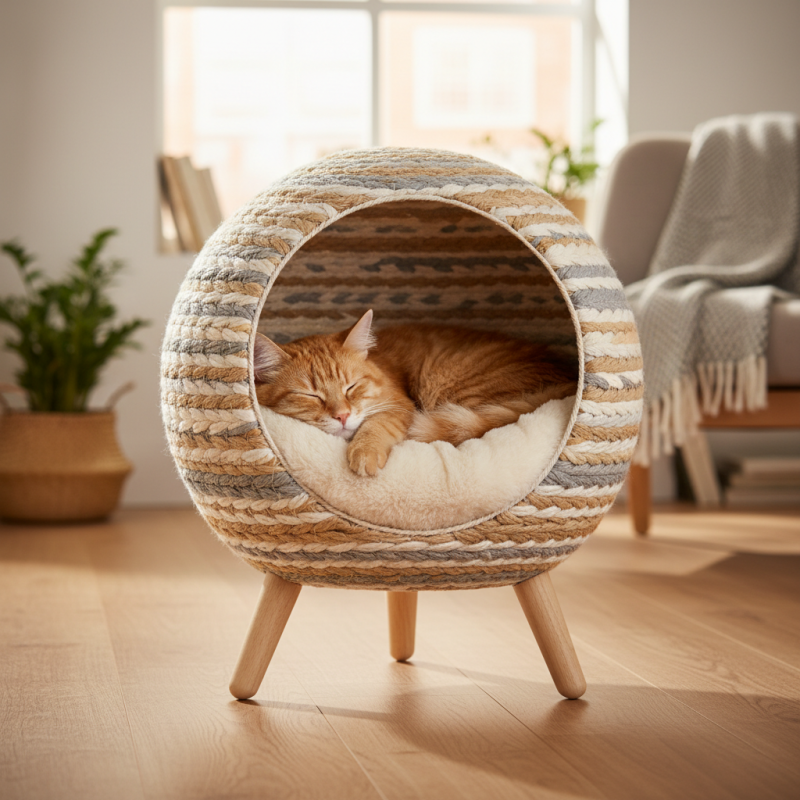 Почему Закрытые Лежаки Для Кошек необходимы вашему дому?