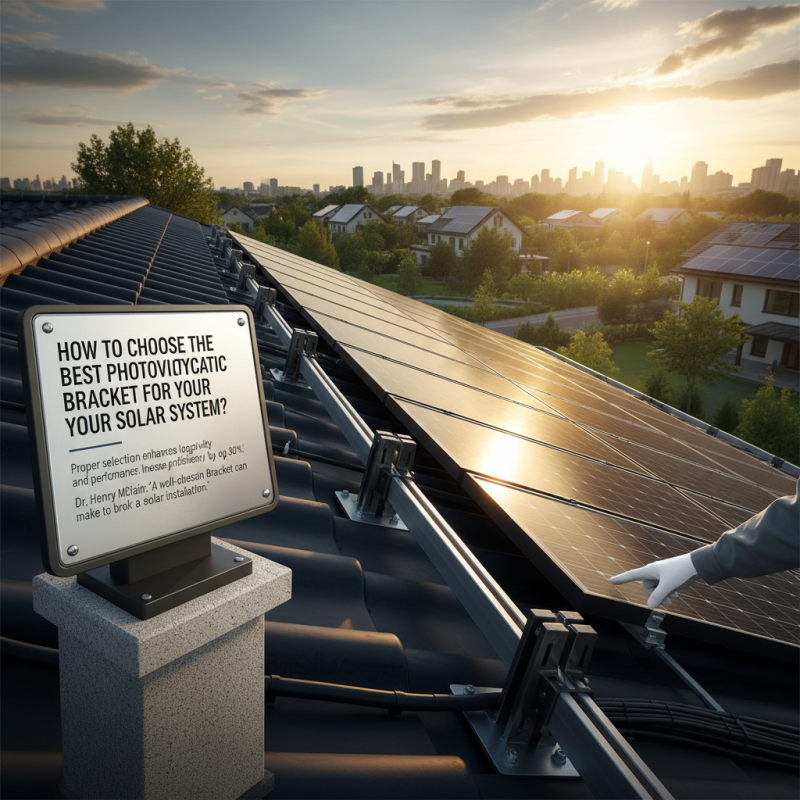 How to Choose the Best Photovoltaic Bracket for Your Solar System?