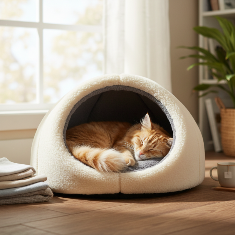 10 Советов по выбору закрытых лежаков для кошек?