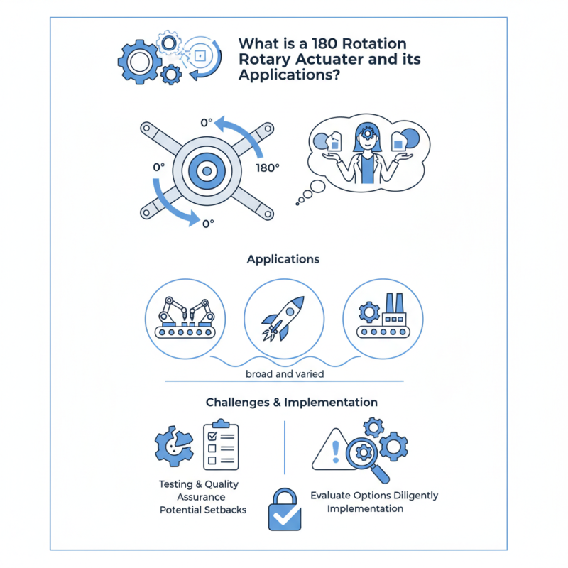 What is a 180 Rotation Rotary Actuator and its Applications?
